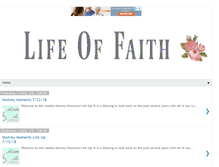 Tablet Screenshot of lifeoffaithblog.com